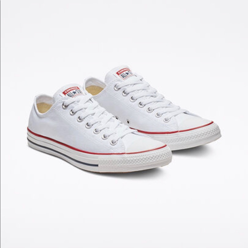 White Low Top Converse